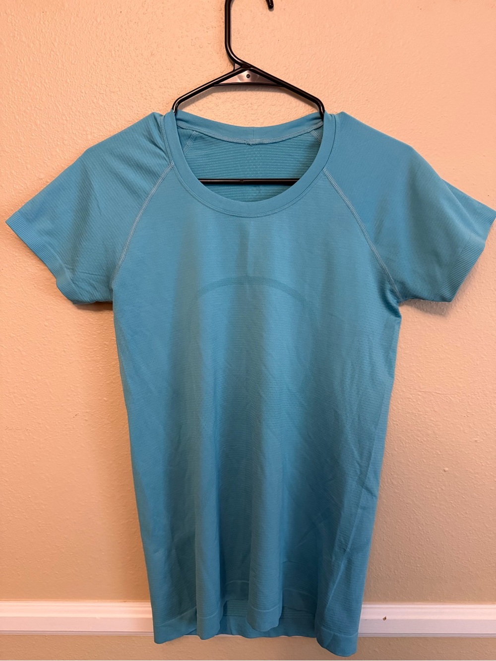 Lululemon Swiftly Short Sleeve Shirt Aqua Blue 8